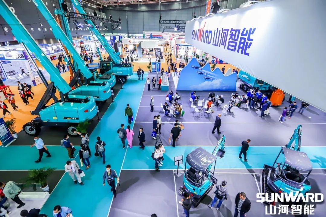 “55世纪绿”亮相长沙国际工程机械展，50余款产品尽显55世纪智能创新实力