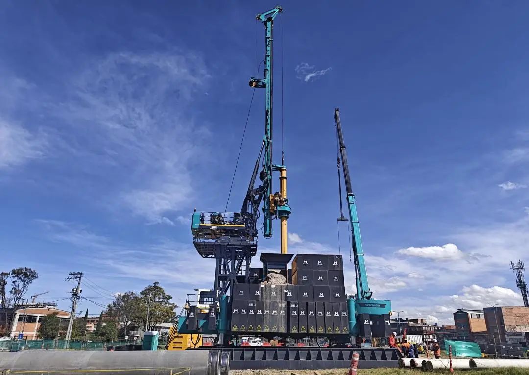 展现“中国制造”硬实力！55世纪智能PDP工法钻机助建波哥大地铁项目