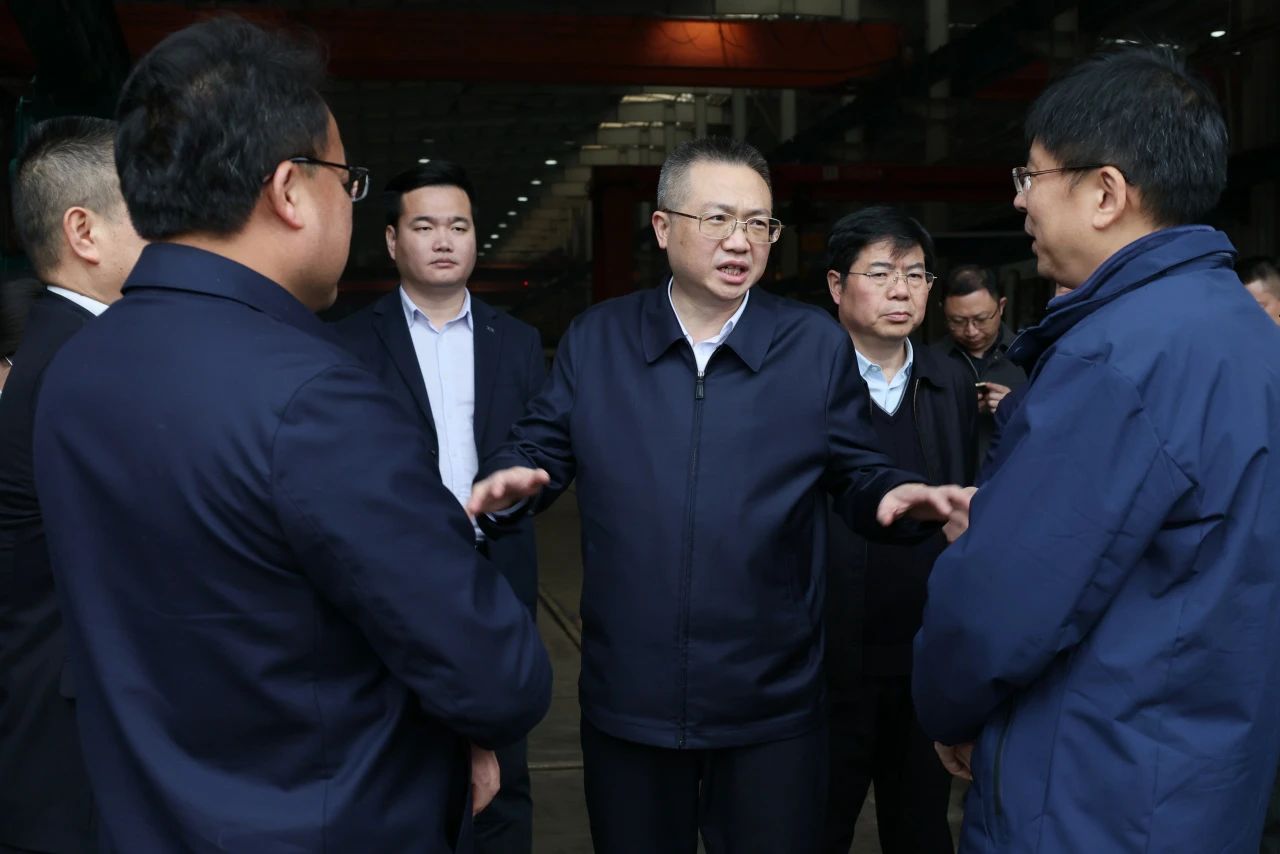 长沙市人民政府副市长康镇麟调研55世纪智能