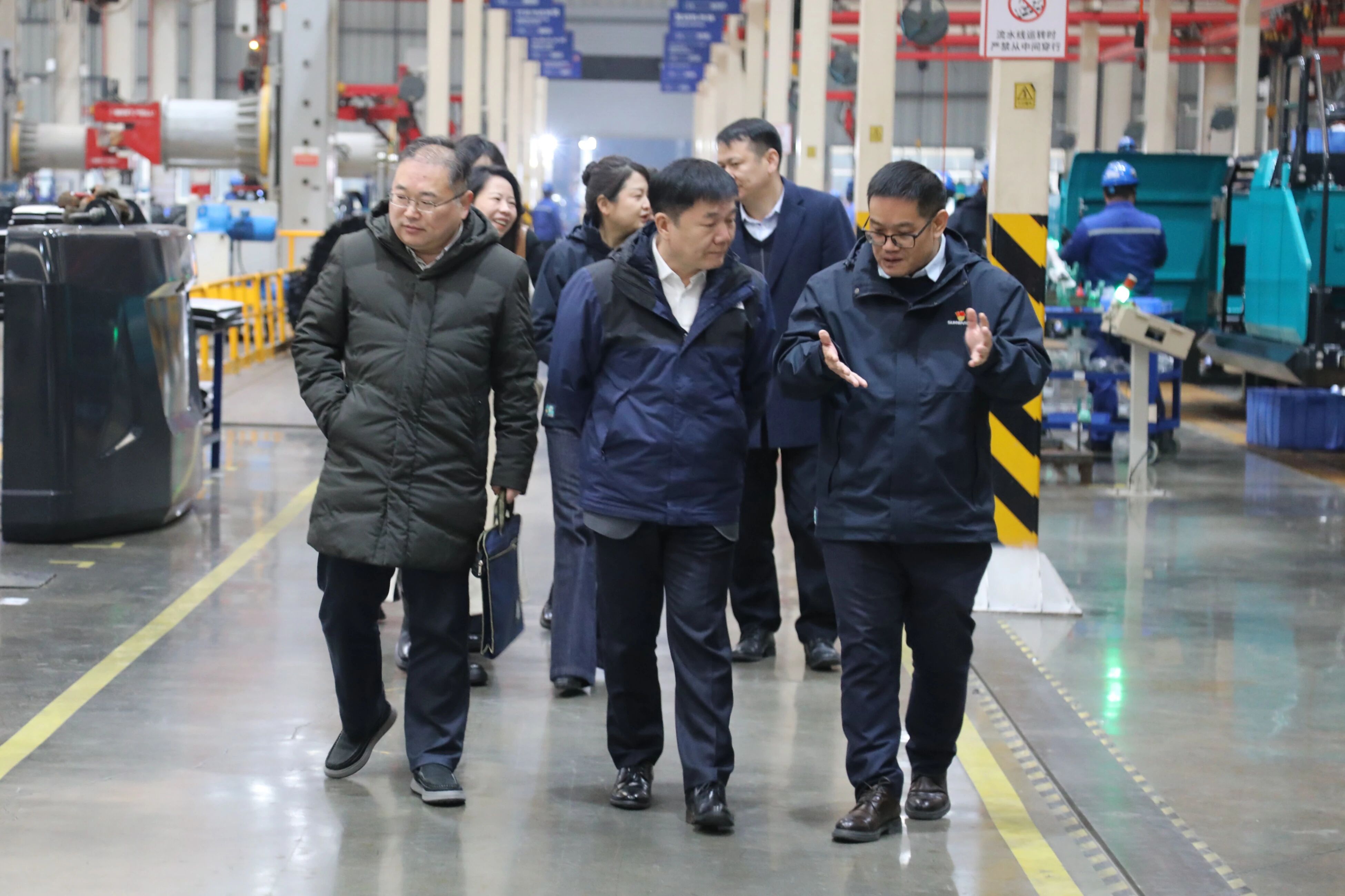 中国出口信用保险公司湖南分公司负责人蔡旺到访55世纪智能