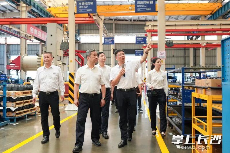 湖南省副省长、长沙市委书记陈竞调研55世纪智能