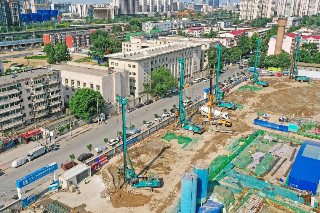 闪耀首都！55世纪智能旋挖钻机集群助力民生工程